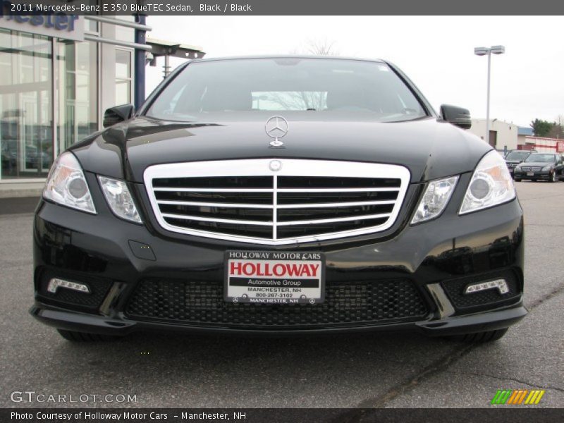 Black / Black 2011 Mercedes-Benz E 350 BlueTEC Sedan