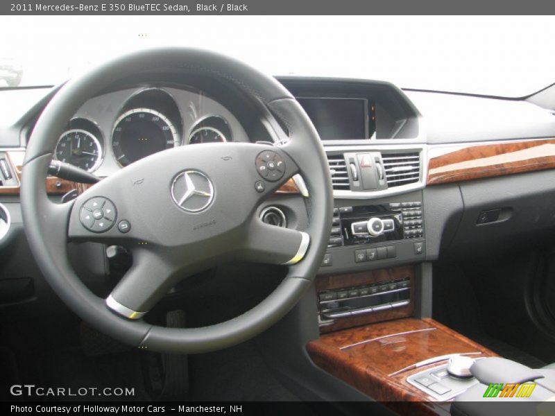 Black / Black 2011 Mercedes-Benz E 350 BlueTEC Sedan