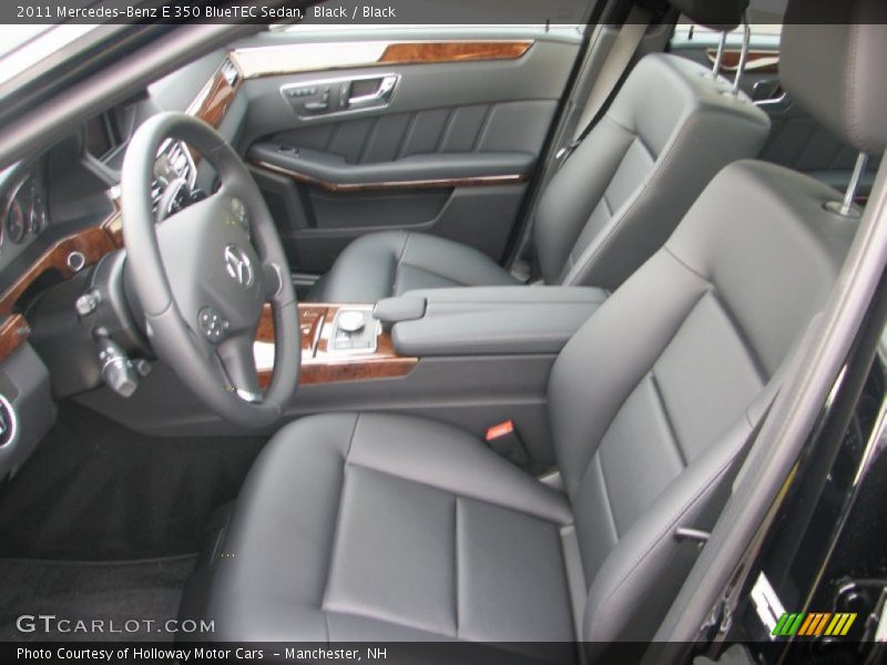 Black / Black 2011 Mercedes-Benz E 350 BlueTEC Sedan