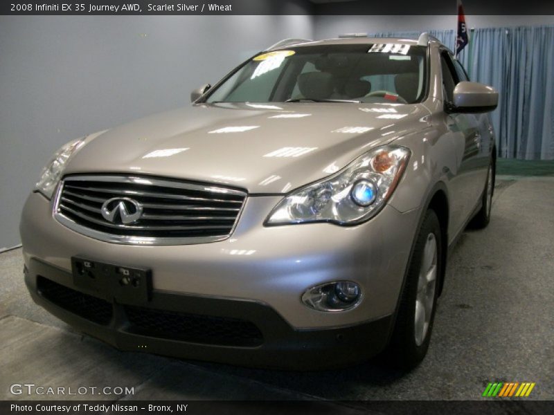 Scarlet Silver / Wheat 2008 Infiniti EX 35 Journey AWD