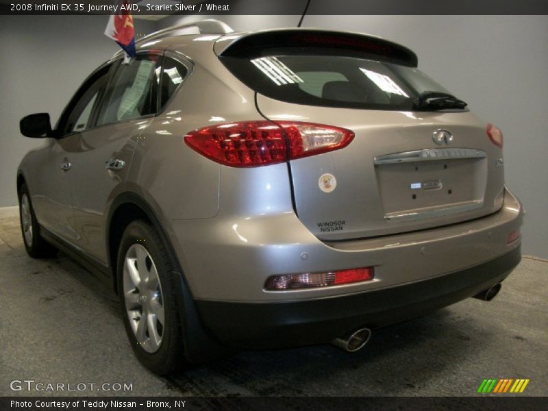 Scarlet Silver / Wheat 2008 Infiniti EX 35 Journey AWD
