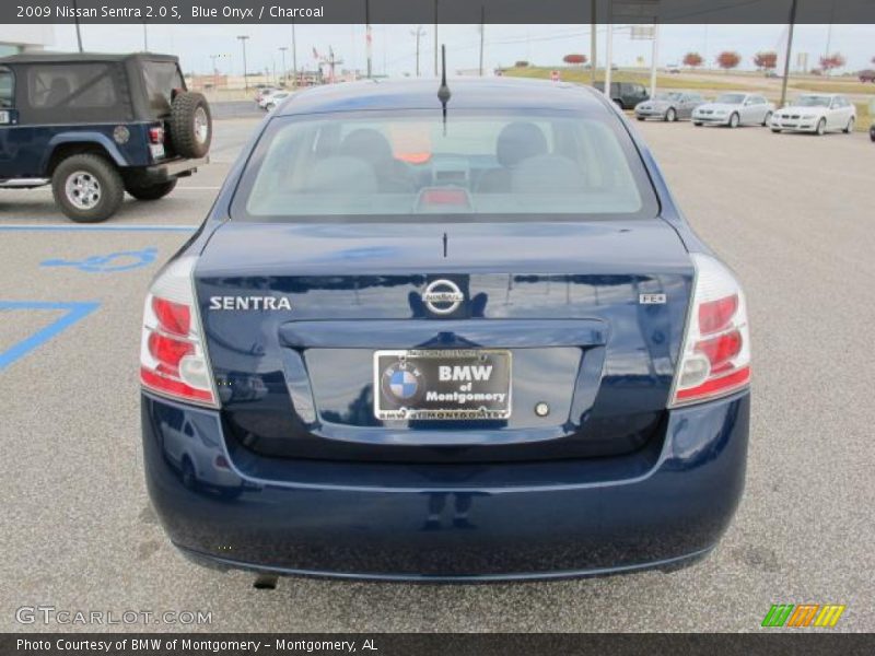 Blue Onyx / Charcoal 2009 Nissan Sentra 2.0 S