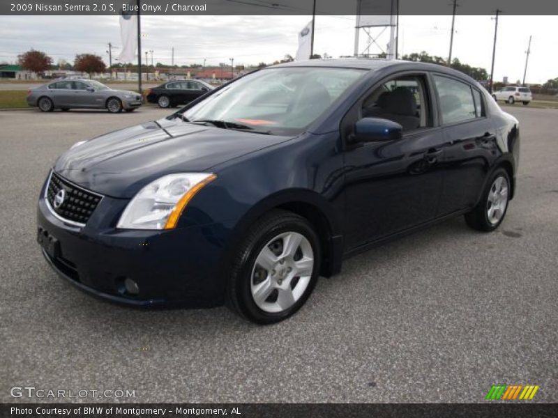 Blue Onyx / Charcoal 2009 Nissan Sentra 2.0 S