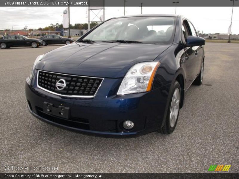 Blue Onyx / Charcoal 2009 Nissan Sentra 2.0 S