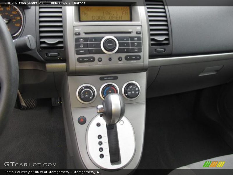 Blue Onyx / Charcoal 2009 Nissan Sentra 2.0 S
