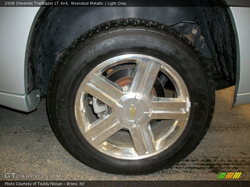 Moondust Metallic / Light Gray 2008 Chevrolet TrailBlazer LT 4x4