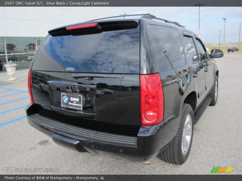 Onyx Black / Cocoa/Light Cashmere 2007 GMC Yukon SLT