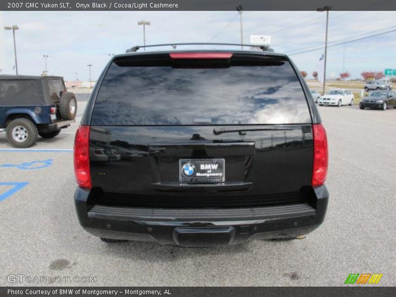 Onyx Black / Cocoa/Light Cashmere 2007 GMC Yukon SLT