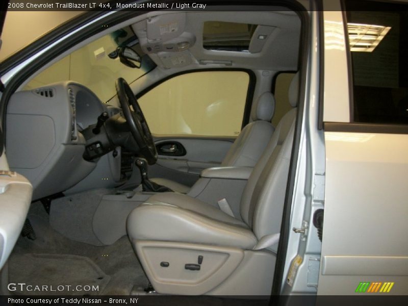Moondust Metallic / Light Gray 2008 Chevrolet TrailBlazer LT 4x4