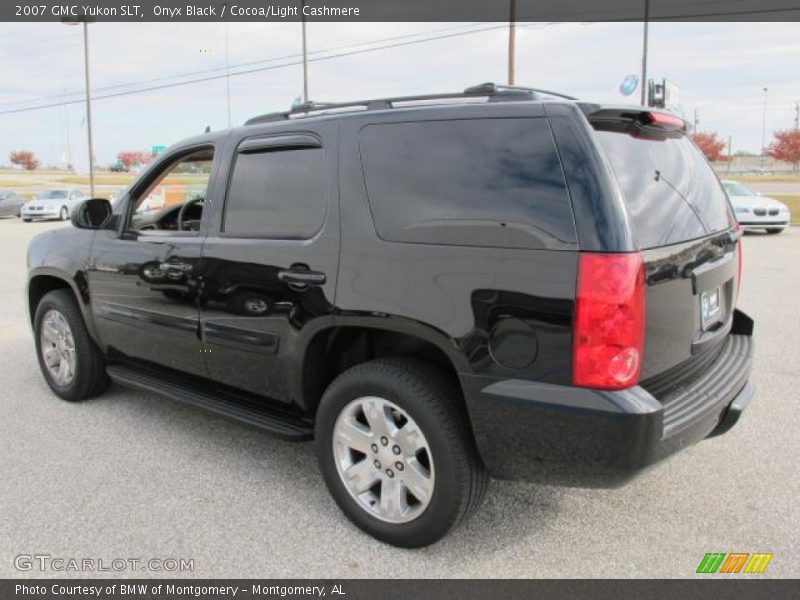 Onyx Black / Cocoa/Light Cashmere 2007 GMC Yukon SLT