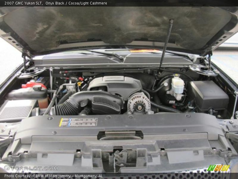 Onyx Black / Cocoa/Light Cashmere 2007 GMC Yukon SLT