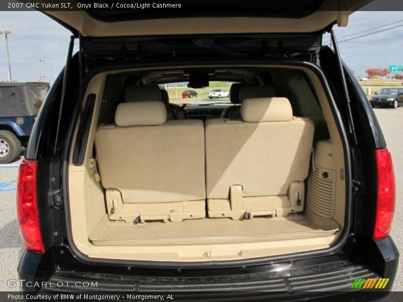 Onyx Black / Cocoa/Light Cashmere 2007 GMC Yukon SLT