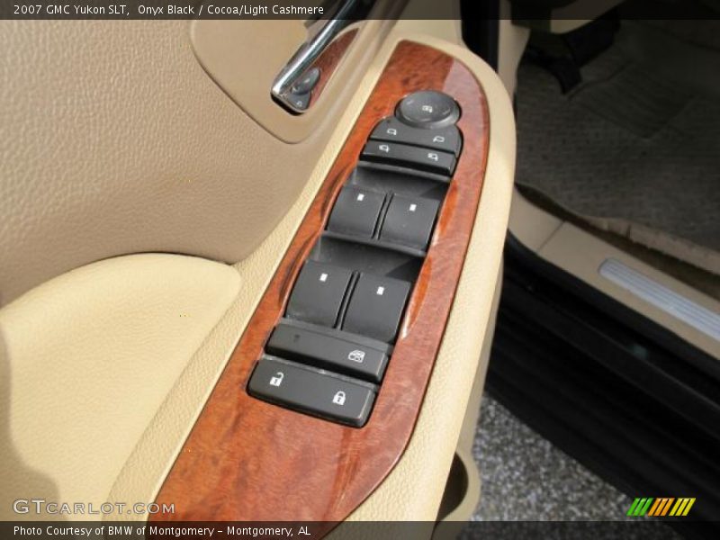 Onyx Black / Cocoa/Light Cashmere 2007 GMC Yukon SLT