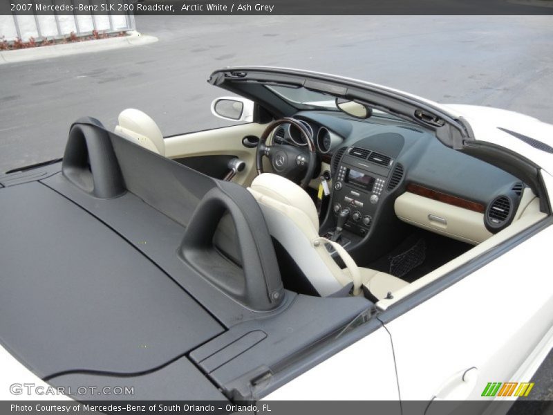 Arctic White / Ash Grey 2007 Mercedes-Benz SLK 280 Roadster