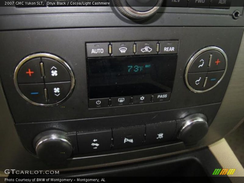 Onyx Black / Cocoa/Light Cashmere 2007 GMC Yukon SLT