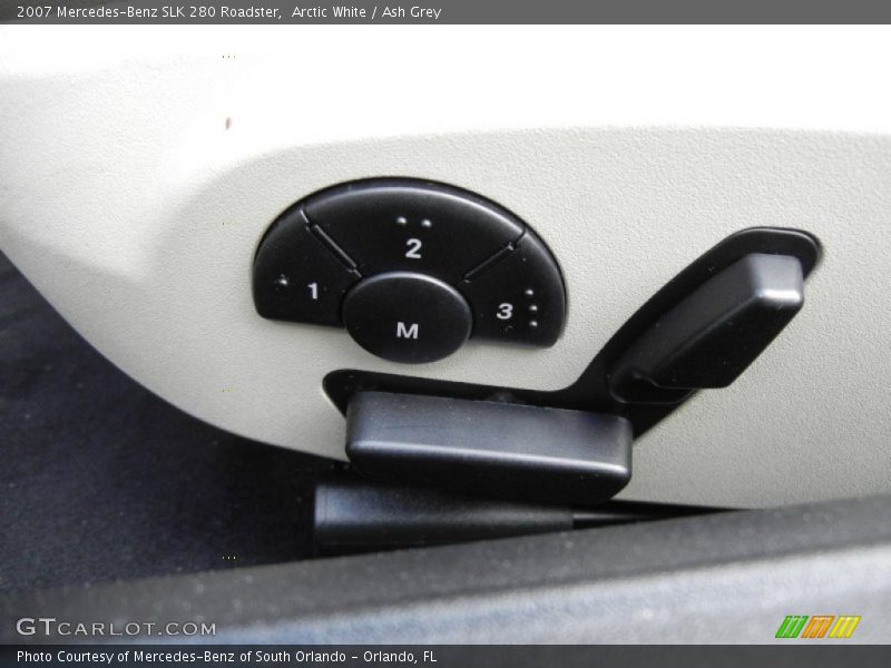 Arctic White / Ash Grey 2007 Mercedes-Benz SLK 280 Roadster