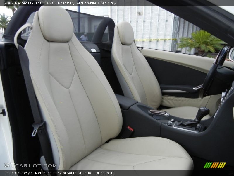 Arctic White / Ash Grey 2007 Mercedes-Benz SLK 280 Roadster