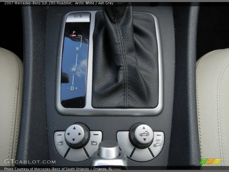 Controls of 2007 SLK 280 Roadster