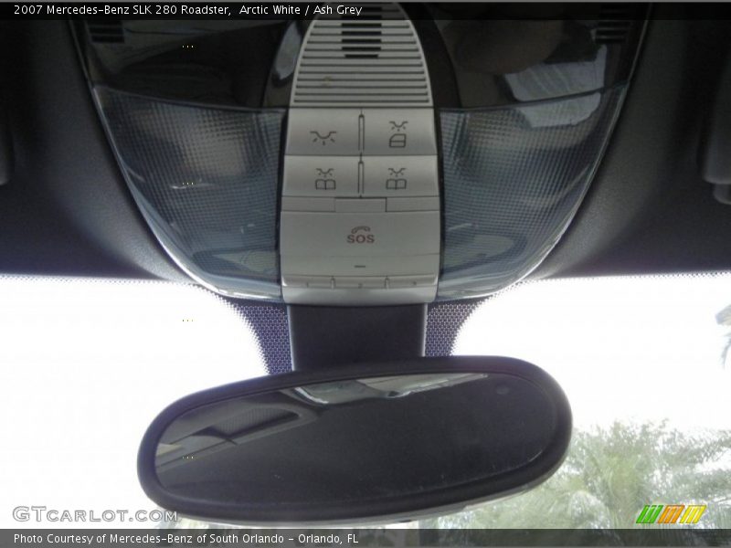 Arctic White / Ash Grey 2007 Mercedes-Benz SLK 280 Roadster