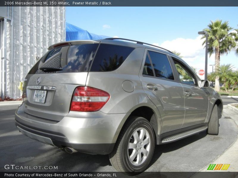 Pewter Metallic / Black 2006 Mercedes-Benz ML 350 4Matic