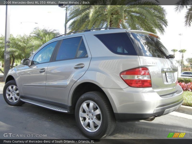 Pewter Metallic / Black 2006 Mercedes-Benz ML 350 4Matic