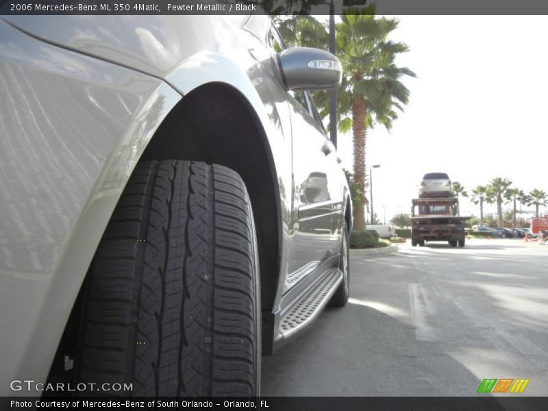 Pewter Metallic / Black 2006 Mercedes-Benz ML 350 4Matic