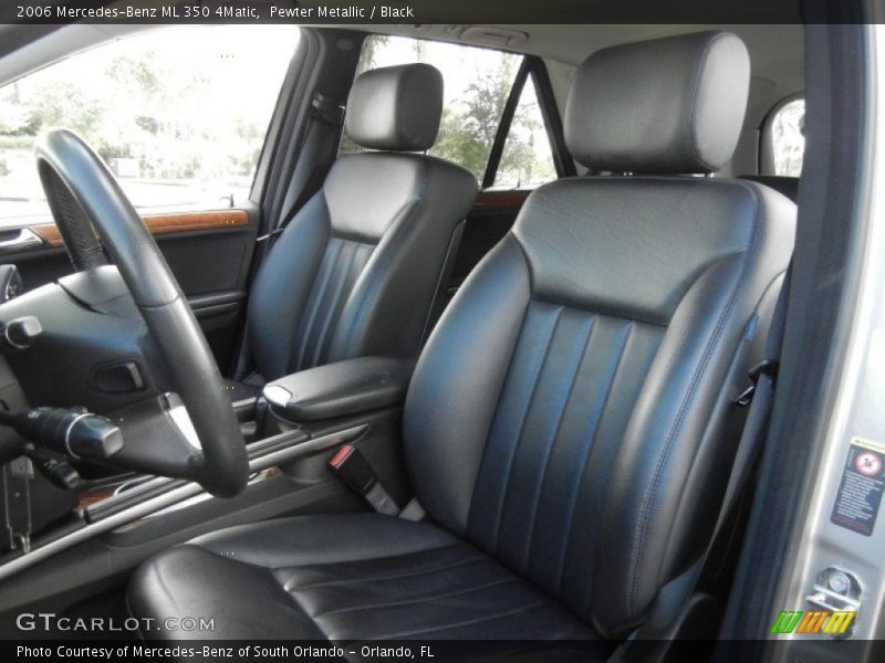 Pewter Metallic / Black 2006 Mercedes-Benz ML 350 4Matic