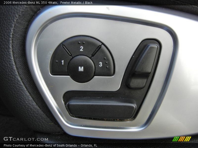 Pewter Metallic / Black 2006 Mercedes-Benz ML 350 4Matic