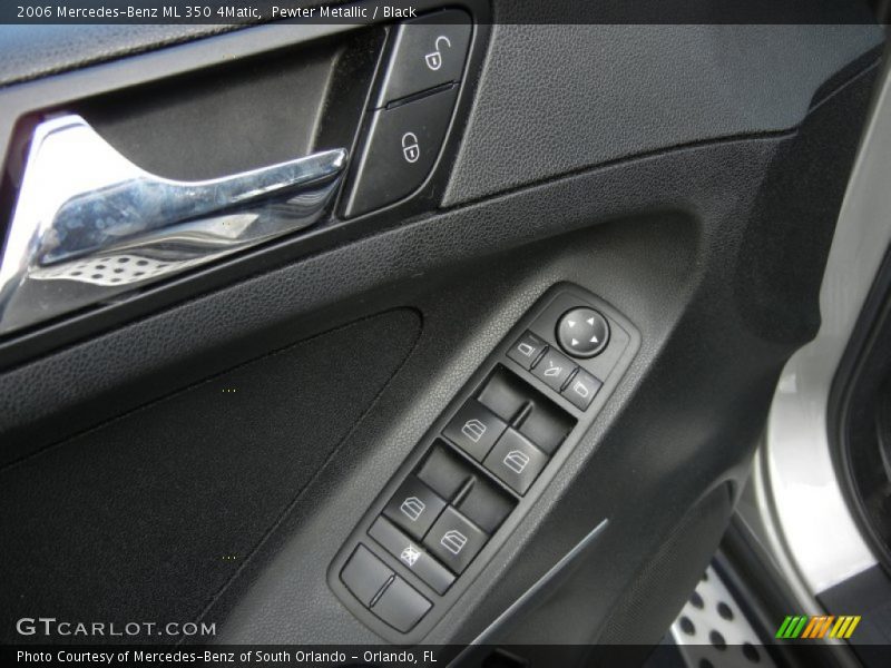 Pewter Metallic / Black 2006 Mercedes-Benz ML 350 4Matic