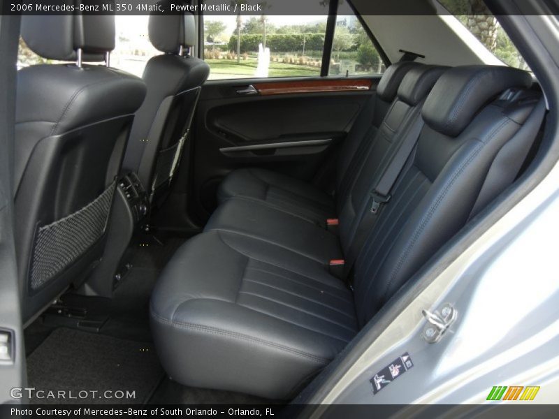 Pewter Metallic / Black 2006 Mercedes-Benz ML 350 4Matic