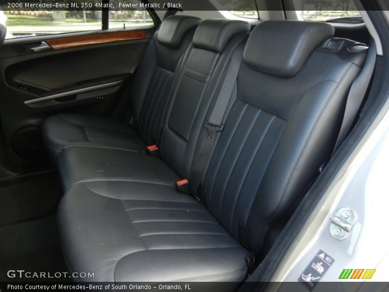 Pewter Metallic / Black 2006 Mercedes-Benz ML 350 4Matic