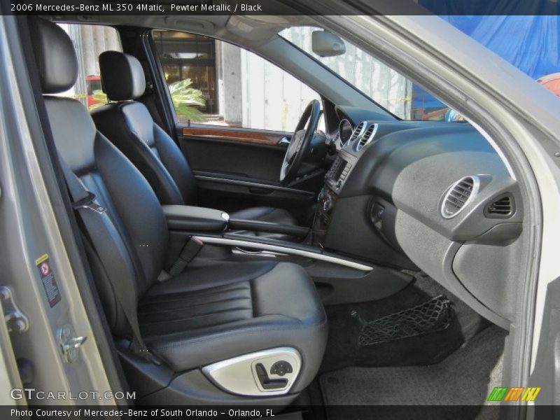 Pewter Metallic / Black 2006 Mercedes-Benz ML 350 4Matic