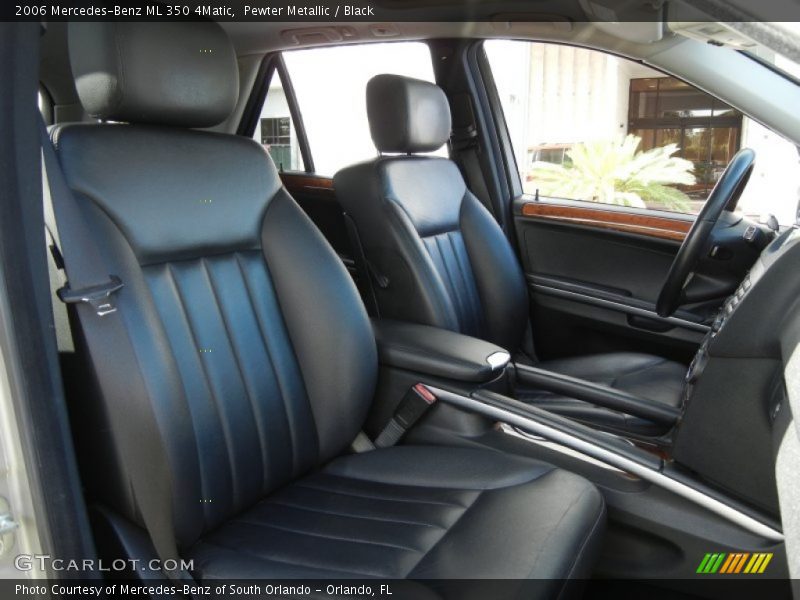 Pewter Metallic / Black 2006 Mercedes-Benz ML 350 4Matic