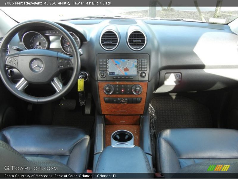 Pewter Metallic / Black 2006 Mercedes-Benz ML 350 4Matic