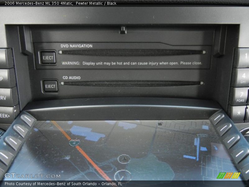 Pewter Metallic / Black 2006 Mercedes-Benz ML 350 4Matic