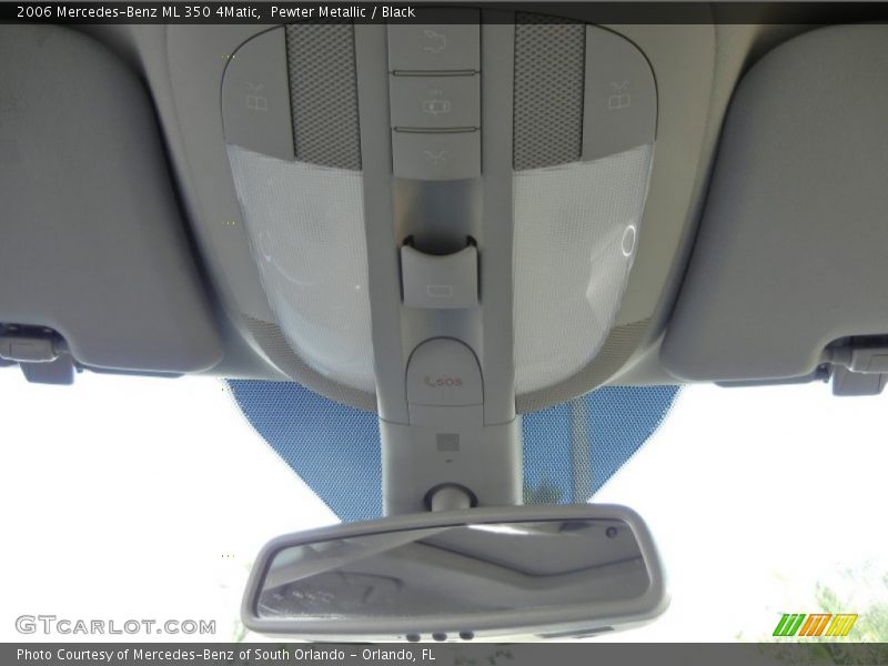 Pewter Metallic / Black 2006 Mercedes-Benz ML 350 4Matic