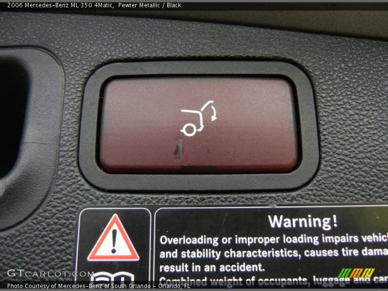 Pewter Metallic / Black 2006 Mercedes-Benz ML 350 4Matic