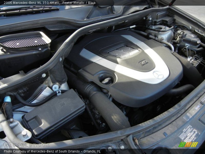 Pewter Metallic / Black 2006 Mercedes-Benz ML 350 4Matic
