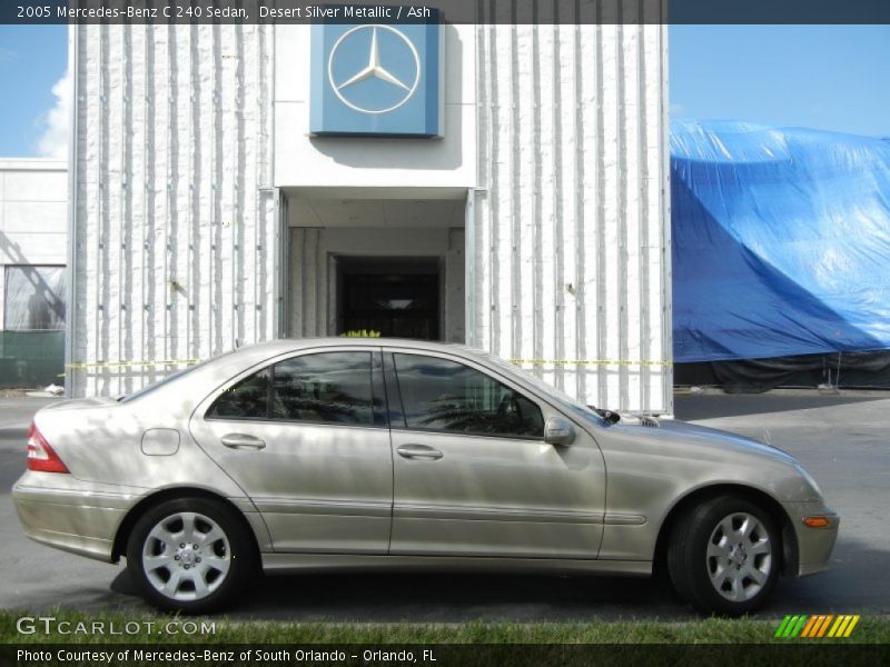 Desert Silver Metallic / Ash 2005 Mercedes-Benz C 240 Sedan