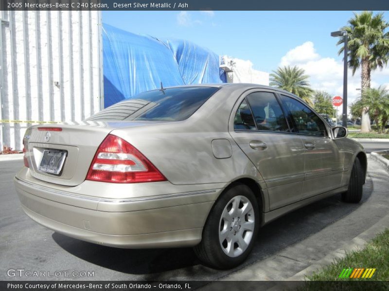Desert Silver Metallic / Ash 2005 Mercedes-Benz C 240 Sedan
