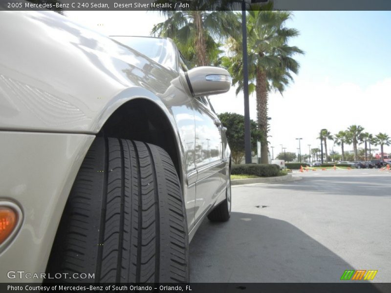 Desert Silver Metallic / Ash 2005 Mercedes-Benz C 240 Sedan