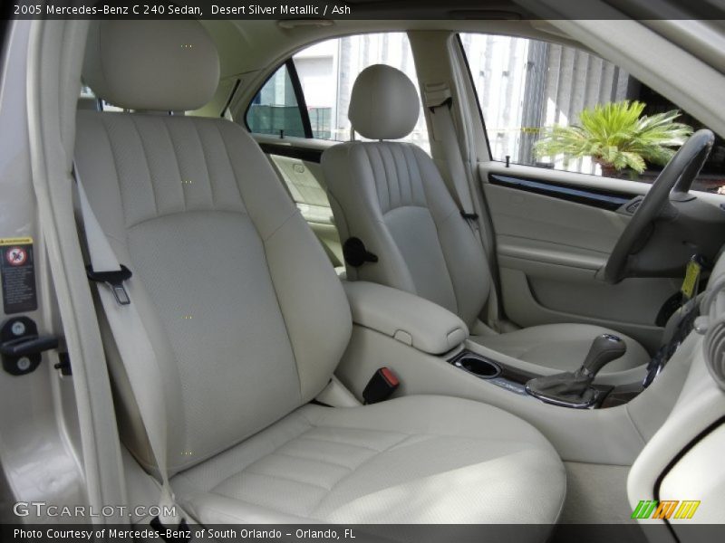 Front Seat of 2005 C 240 Sedan
