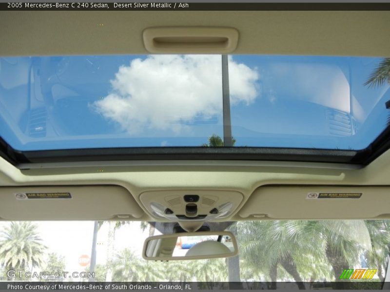Desert Silver Metallic / Ash 2005 Mercedes-Benz C 240 Sedan