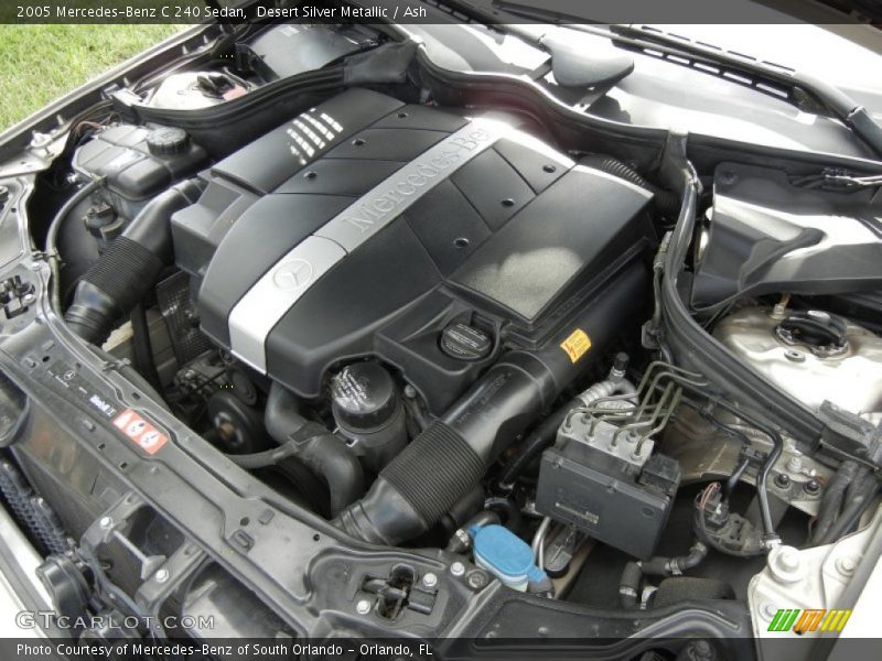  2005 C 240 Sedan Engine - 2.6 Liter SOHC 18-Valve V6