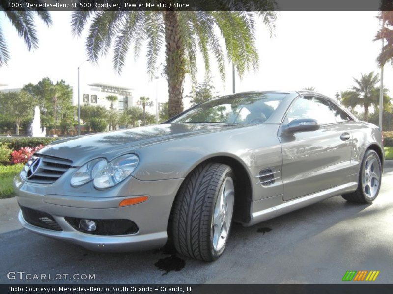 Front 3/4 View of 2005 SL 500 Roadster