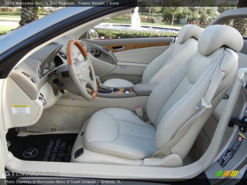  2005 SL 500 Roadster Stone Interior