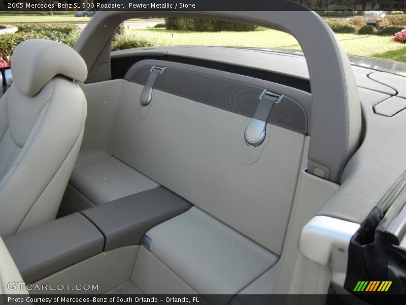 Pewter Metallic / Stone 2005 Mercedes-Benz SL 500 Roadster