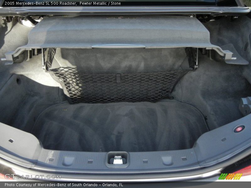 Pewter Metallic / Stone 2005 Mercedes-Benz SL 500 Roadster