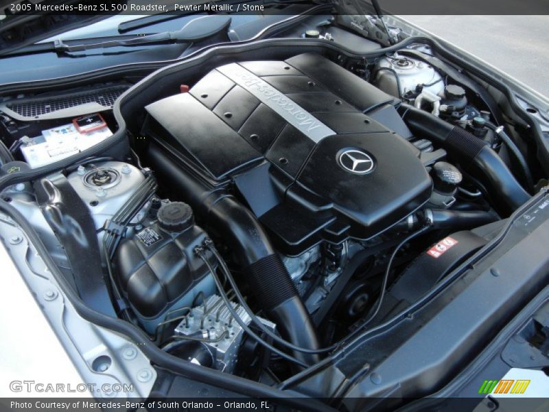  2005 SL 500 Roadster Engine - 5.0 Liter SOHC 24-Valve V8