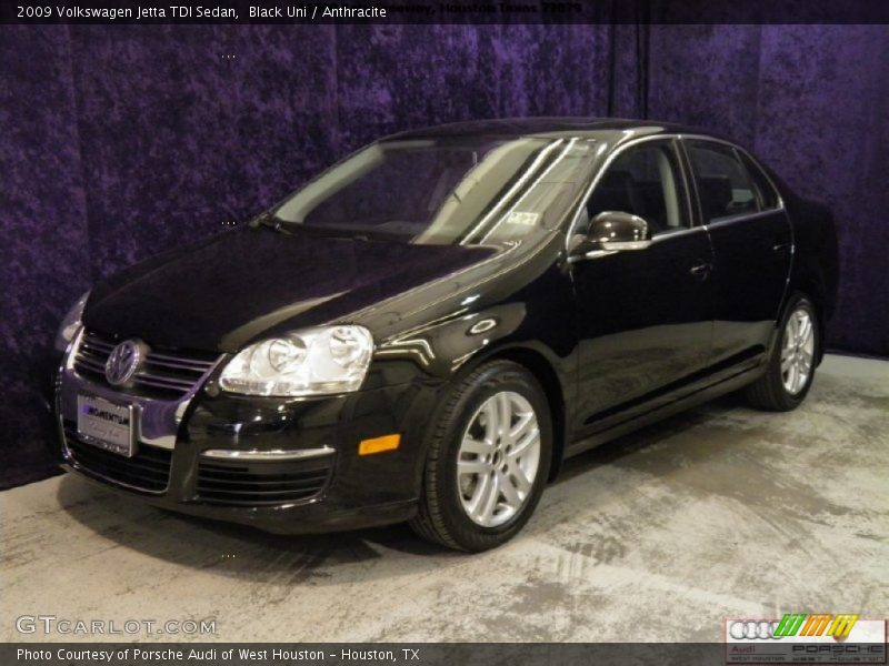Black Uni / Anthracite 2009 Volkswagen Jetta TDI Sedan